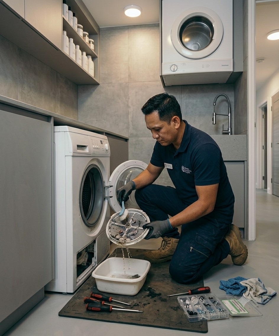 Cleaning an appliance
