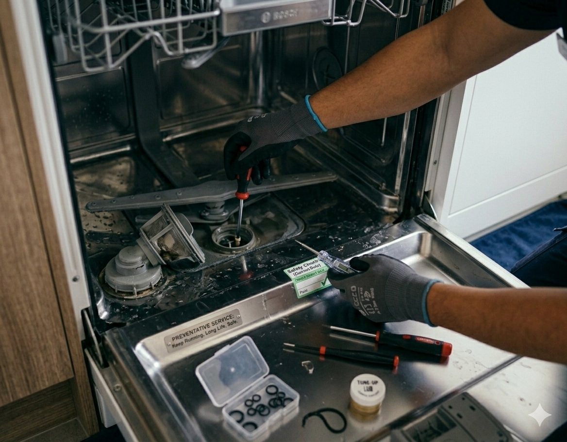 Servicing an appliance